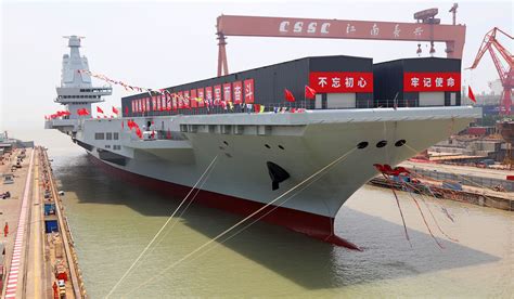 Chinas Fujian Carrier As Navy Grows Us Risks Falling Behind