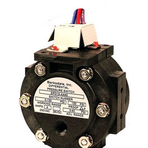 Low Cost Differential Pressure Switch Series Epd1s Bertrem Products Inc