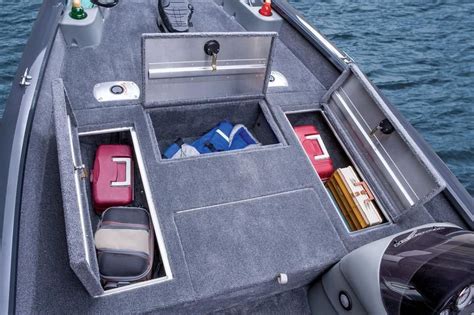 Catch There Are Seven Storage Compartments Tracker Boats Aluminum