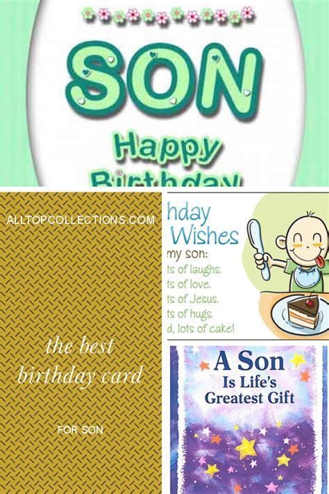 The Best Birthday Card For Son Best Collections Ever Home Decor