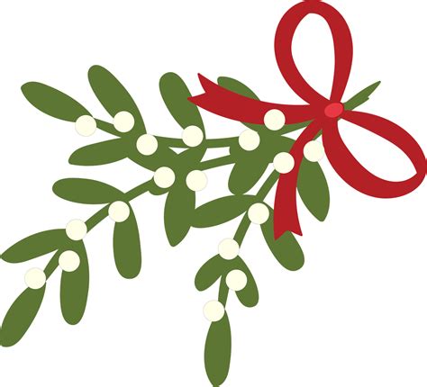Mistletoe Clipart Christmas Drawing Cricut Christmas Ideas Felt