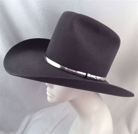 Resistol Self Conforming Cowboy Hat Quicksilver 4x Beaver Granite Gray