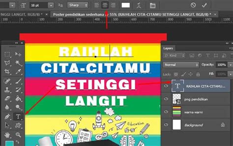 Diantara kalian, siapa yang sudah pernah membuat poster pendidikan ? Poster Pendidikan Keren