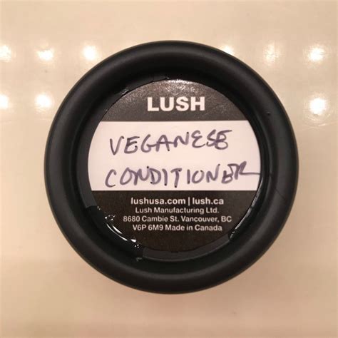 Lush Fresh Handmade Cosmetics Veganese Conditioner Reviews Abillion