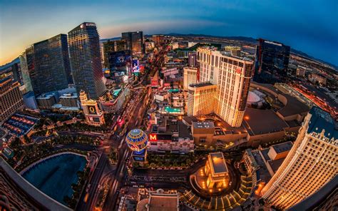 Las Vegas Buildings Lights Hd 4k Wallpaper