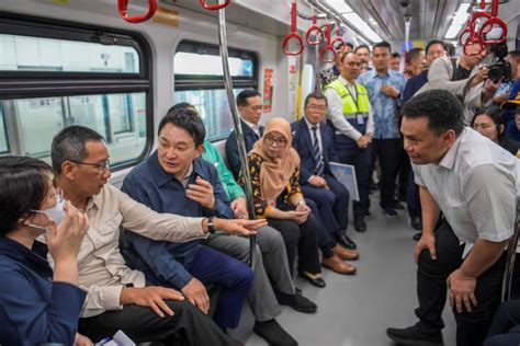 Heru Budi Dampingi Menteri Transportasi Korea Selatan Jajal Lrt Jakarta