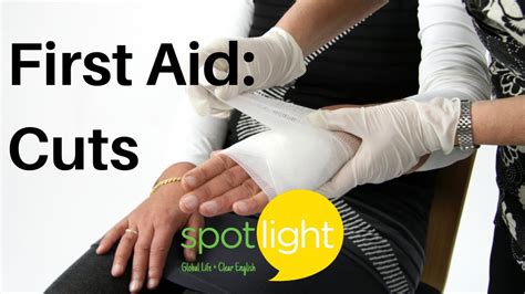 First Aid Cuts Practice English With Spotlight Youtube