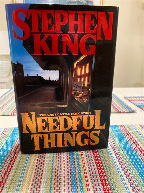 Stephen King Needful Things St Edition Etsy