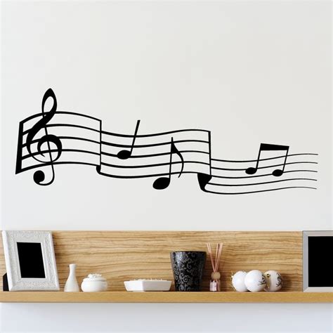 Musical Notes Wall Sticker Decal World Of Wall Stickers