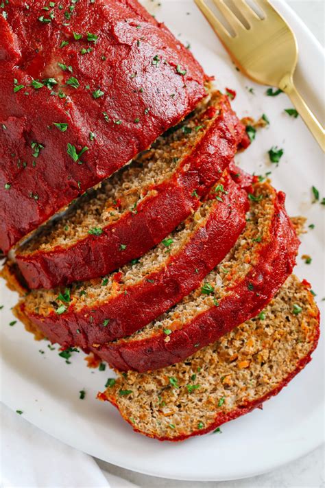 The Best Healthy Turkey Meatloaf Eat Yourself Skinny
