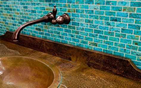 Turquoise Mosaic Tile Backsplash Peel And Stick Menards Kitchen