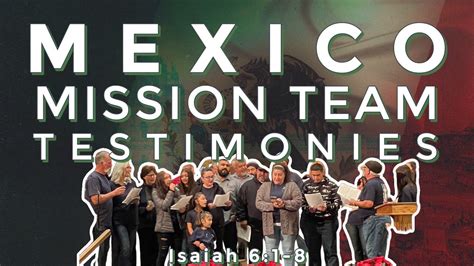 Sunday Service Mexico Mission Team Testimonies Hope Church