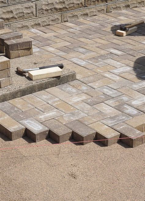 Doing It Right How To Lay A Level Brick Paver Patio Brick Paver
