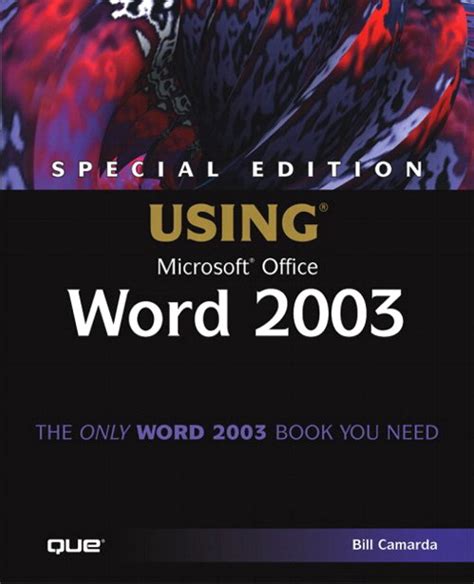 Special Edition Using Microsoft Office Word 2003 Informit