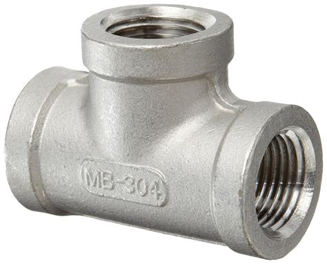 Stainless Steel 304 Cast Pipe Fitting Tee Class 150 34 Npt Female
