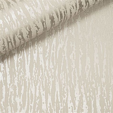 Rasch Neutral Taupe Metallic Silver Animal Print Zebra Stripe Textured
