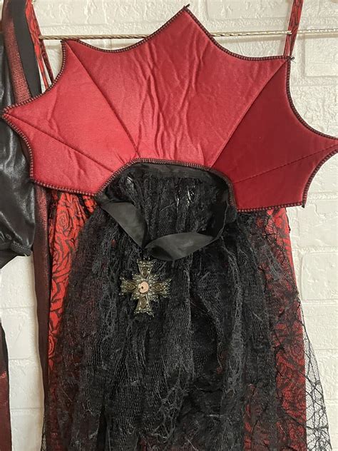 rare vampiress vixen sexy cosplay costume black red r… gem
