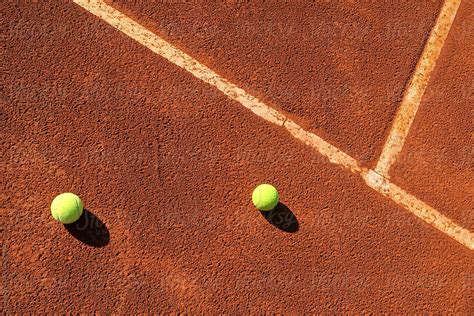Detail Of A Clay Court Of Tennis By Stocksy Contributor Bisual
