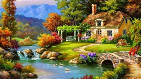 Lonely Countryside Cottage House Pretty Cabin Hd Wallpaper Pxfuel