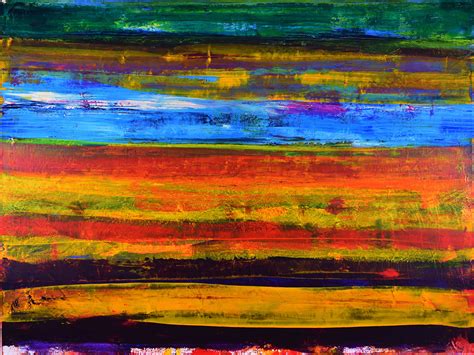 Sold Road Trip Colorfield Original Abstract Abstract