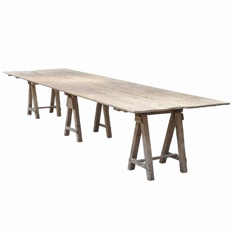 Long dining tables look very strong and impressive in the space. Extra Long Dining Room Table Luxury Extra Long Trestle ...