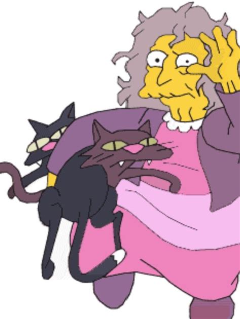 Así Voy A Estar Cuando Sea Vieja 😱😱😱 Crazy Cat Lady Anime Motivational Posters Simpsons Art