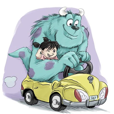 Sully And Boo Sully And Boo Monster Inc Costumes Disney Art