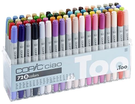 Copic Ciao Markers 72 Set Ab Etsy