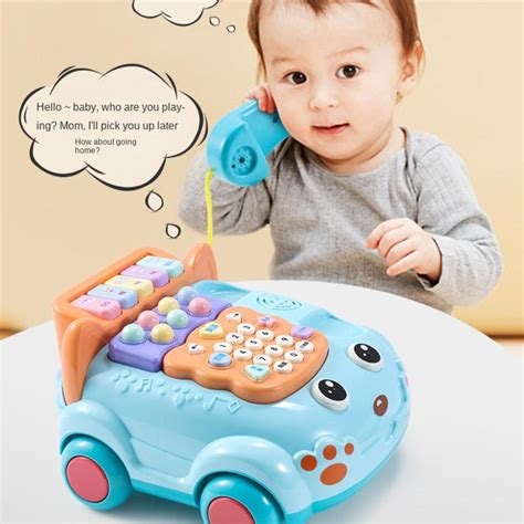 Educational Developmental Toy Baby Music Car Phone Cartoon Early