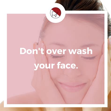 Over Washing Your Face Makes It More Oily⠀ Wash Your Face Beauty