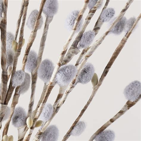 artificial pussy willow and pip berry spray picks sprays floral supplies craft supplies