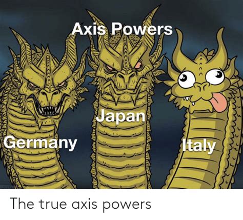 The True Axis Powers True Meme On Meme