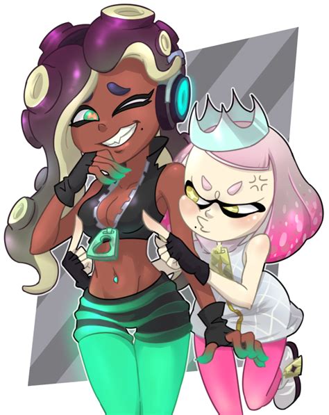 Pearl And Marina By Ta Na Splatoon Splatoon Marina Splatoon Pearl And Marina