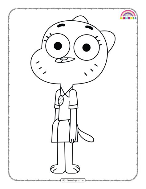 Nicole Watterson Pdf Coloring Pages Coloring Pages Classic Cartoon Characters Color