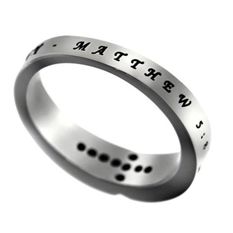 Purity Promise Ring Bible Verse With Cz Cross Stainless Steel North