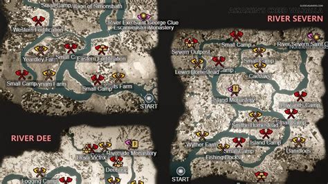 River Raids Assassin S Creed Valhalla Map