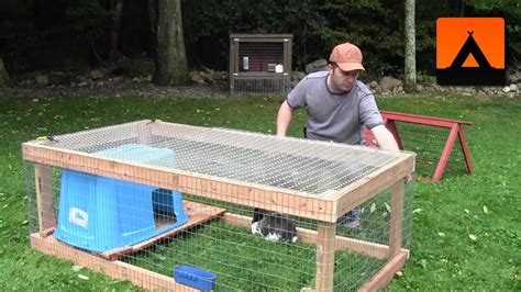 How To Build A Rabbit Hutch Cheap And Easy Youtube