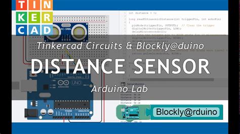 Arduino Lab Distance Sensor Using Blockly Arduino Youtube