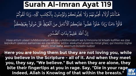 Surah Al Imran Ayat 118 3118 Quran With Tafsir My Islam
