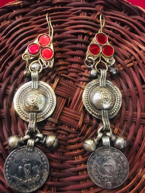 Earrings Vintage Lightweight Afghan Tribal Nomad Handmade Etsy