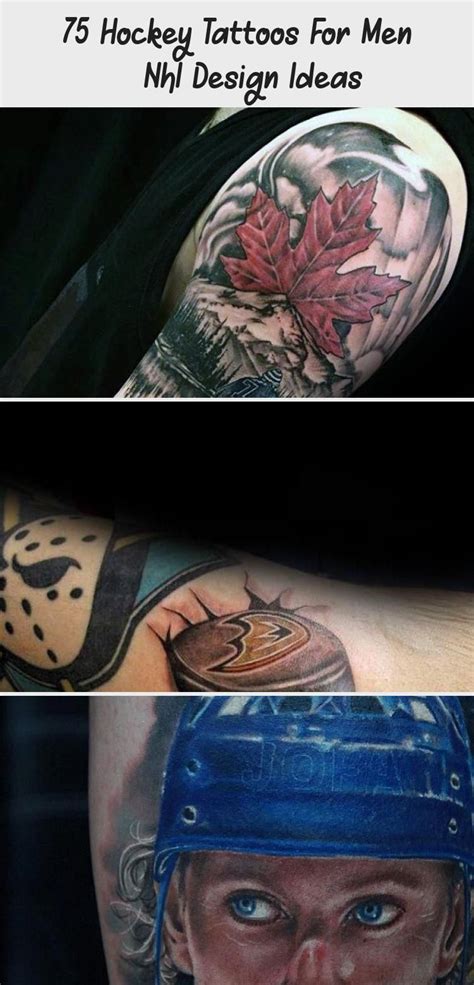 75 Hockey Tattoos For Men Nhl Design Ideas Tattoos And Body Art