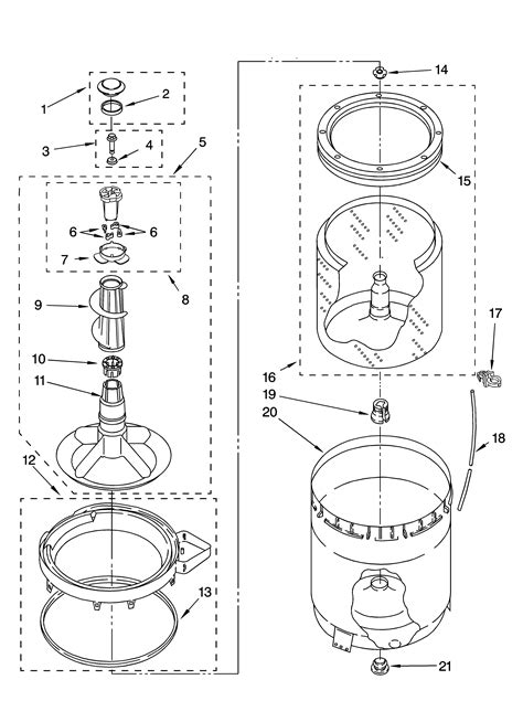 Kenmore 90 Series Washing Machine Parts Diagram