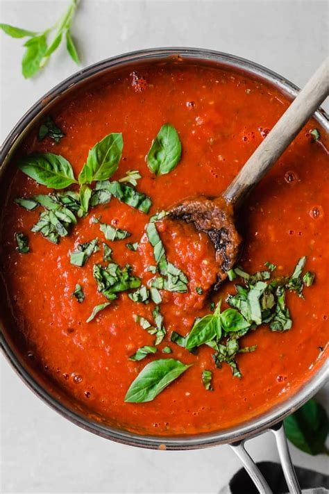Easy Homemade Tomato Sauce Feastrecipes