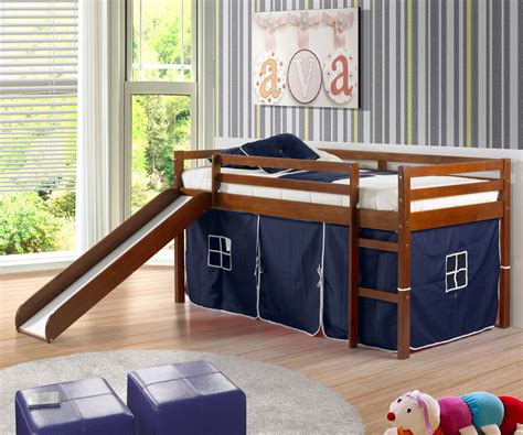 Awesome And Cool Loft Beds With Slides For Kids