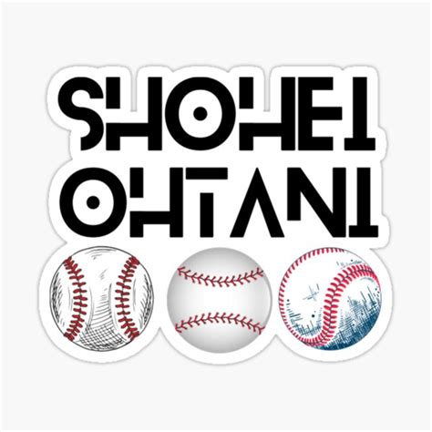 Shohei Ohtani Art Sticker For Sale By Lucrecefouche Redbubble