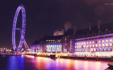 London Eye At Night Uk 🇬🇧 London Eye At Night London Eye London