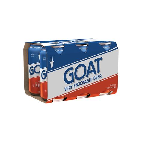 Mountain Goat Lager 4.2% Can 375mL 6 Pack