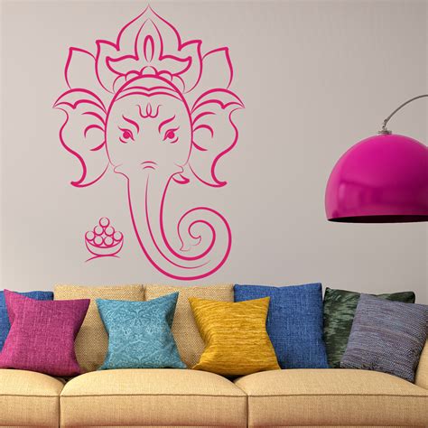 Ganesha Hindu God Wall Sticker Ganesha Wall Art