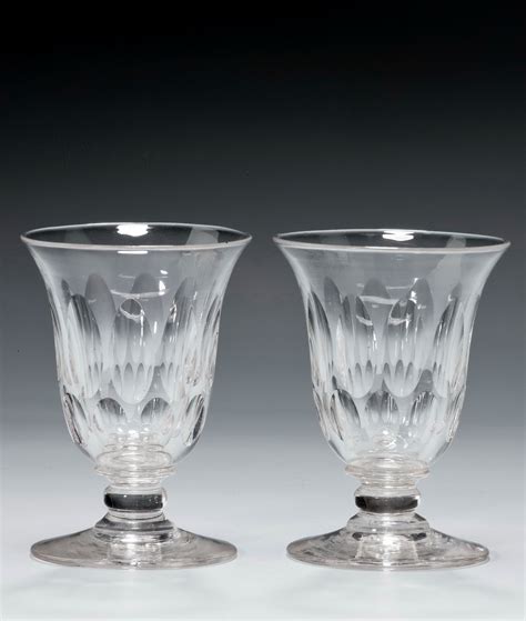 Pair Of Antique Jelly Glasses