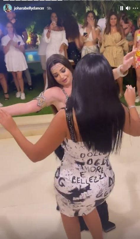 شاهد رانيا يوسف تثير الجدل بوصلة رقص مثيرة مع جوهرة المصريون